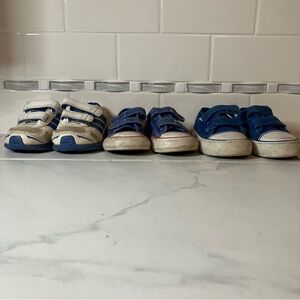 Vans / adidas / converse kids sneakers.  Play condition.